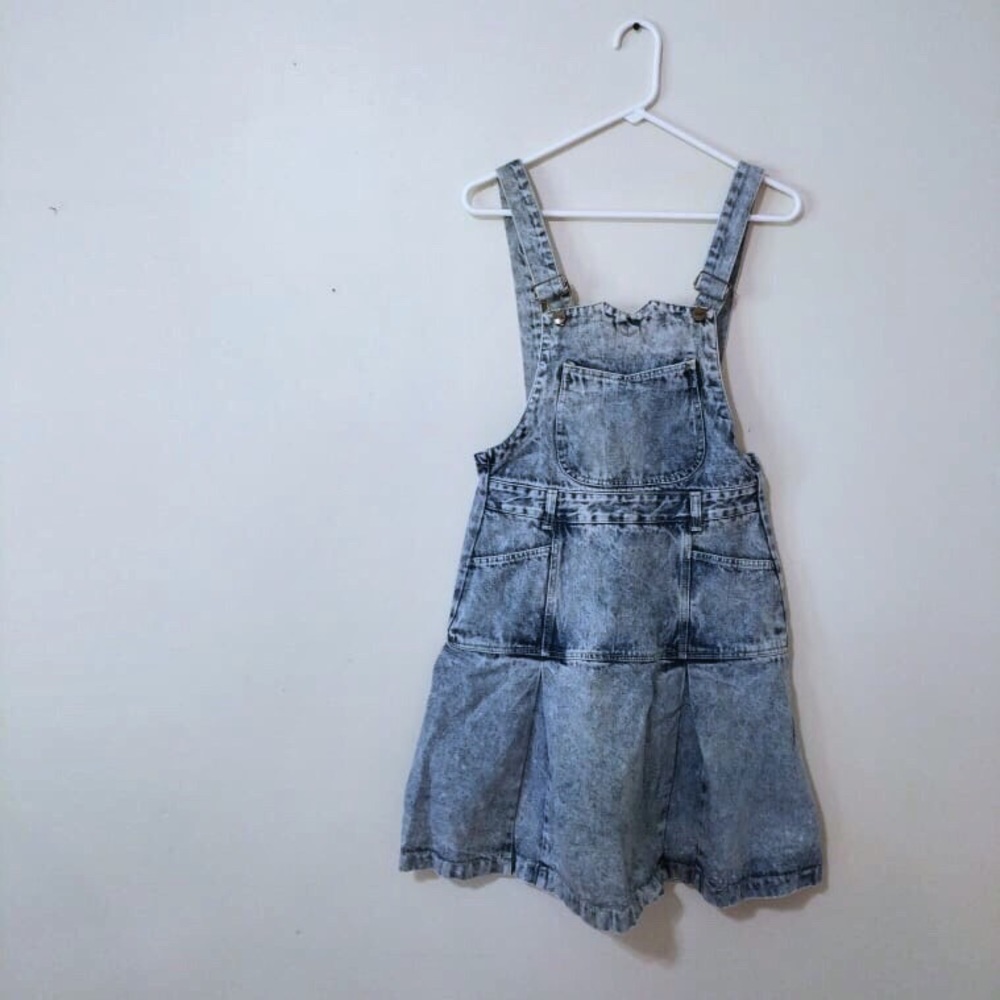 Vintage Denim Overall Dress